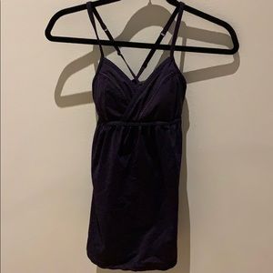 Size 4 lululemon navy tank